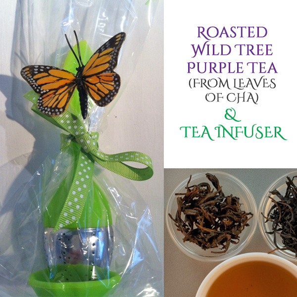 Chinese Tea Leaves of Cha with Infuser